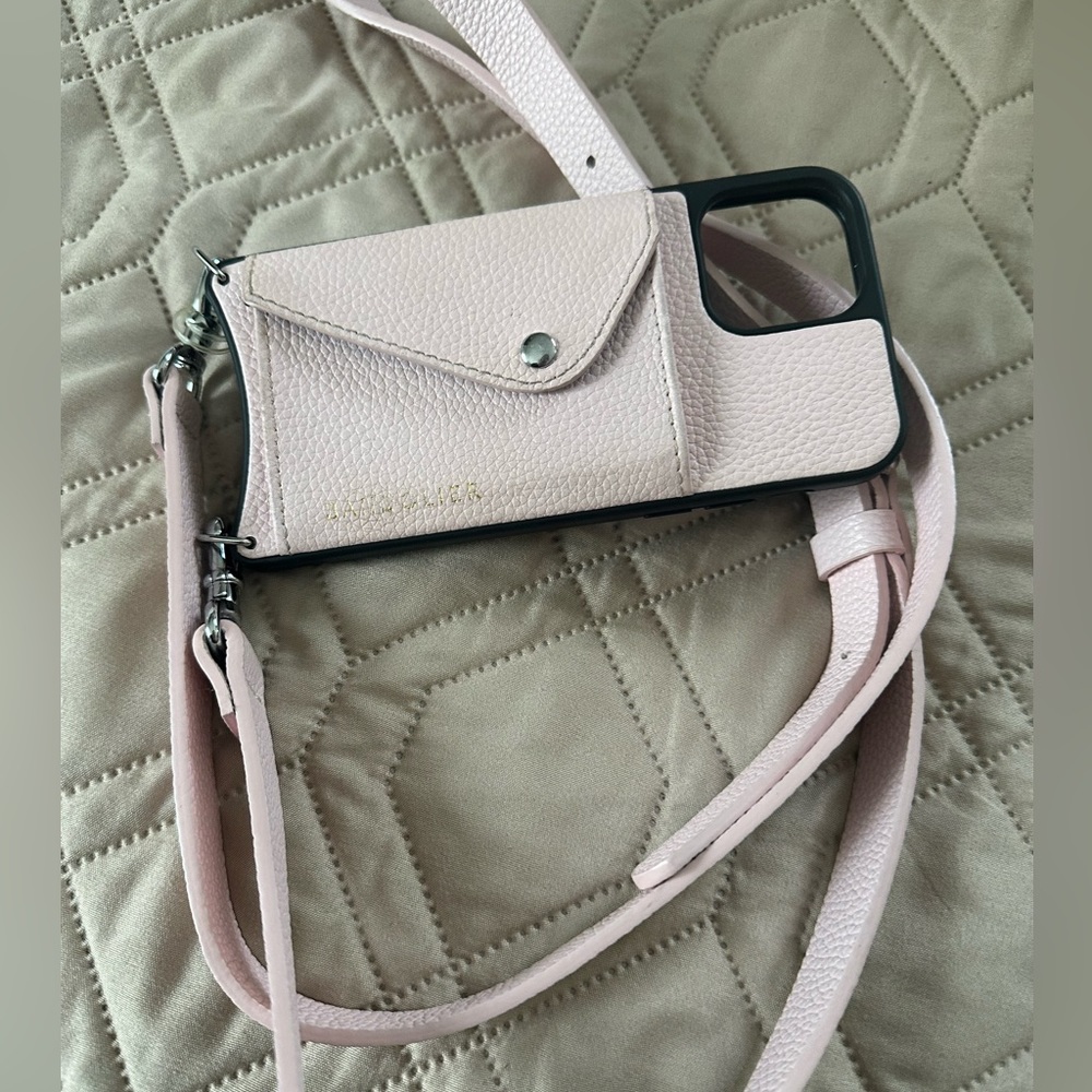 Bandolier iPhone 12 Pro phone case/ wallet with cross body strap